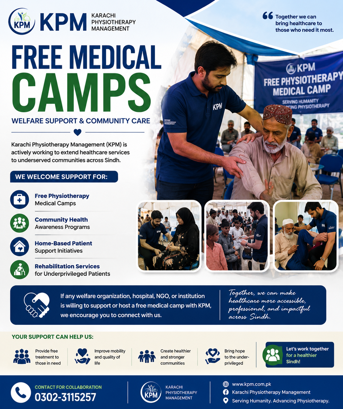 Free Medical Camps & Welfare Support Request
