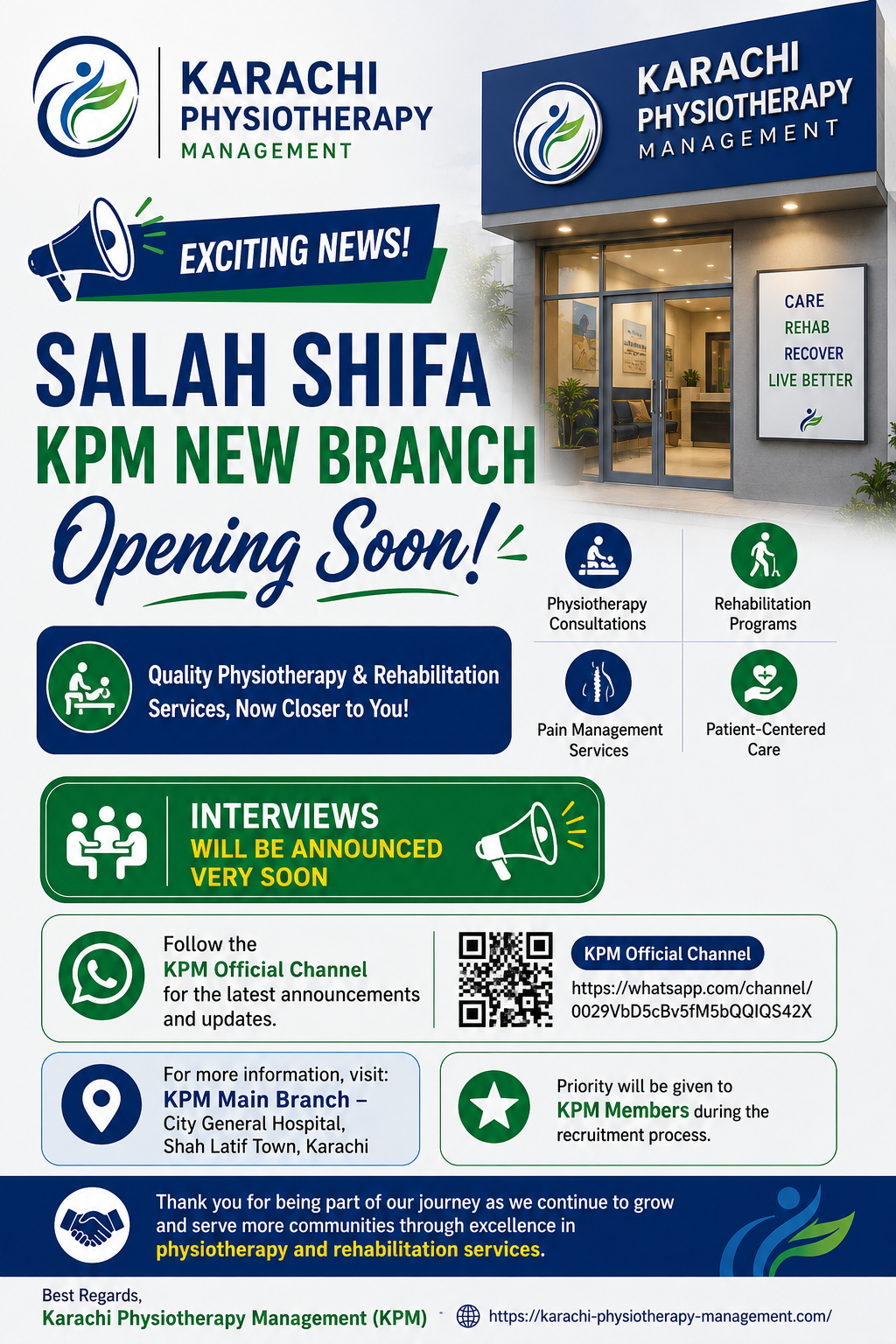 Salah Shifa KPM New Branch – Opening Soon!